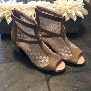 Open toe shoe boots!